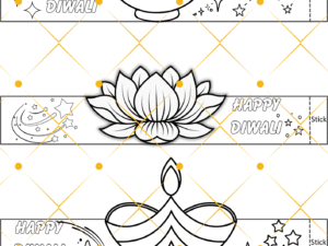 Diwali Diya Craft -Diwali Printables